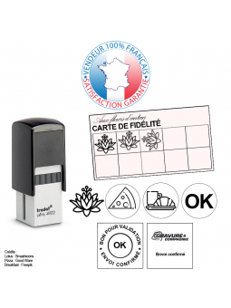 Tampon encreur 4 lignes | TRODAT PRINTY 4922 | EMPREINTE OFFERTE