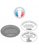 EMPREINTE TRODAT PRINTY 44055 | Plaque de texte | Timbre caoutchouc pour tampon encreur