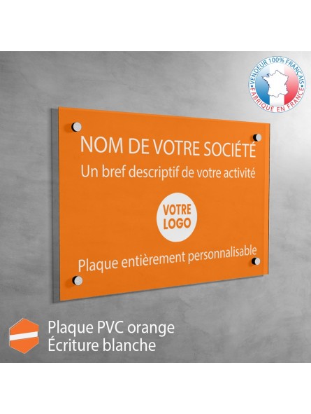 Plaque professionnelle Vert à personnaliser | 30 x 20 cm